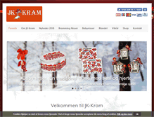 Tablet Screenshot of jk-kram.dk